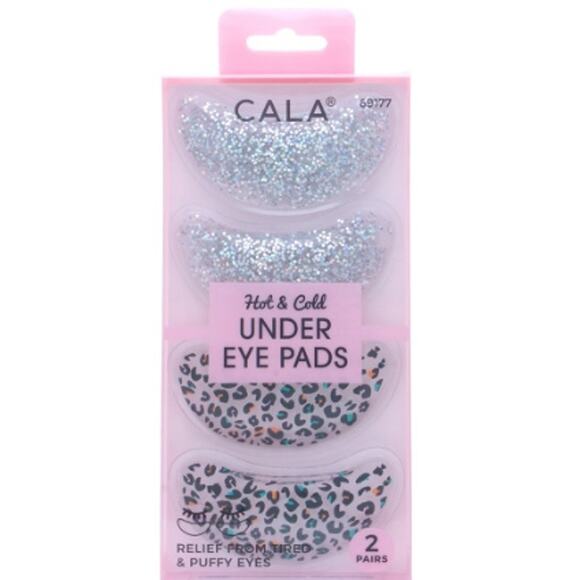 K-Care Cala 2 Pairs Hot & Cold Leopard Glitter Under Eye Pads*Korean skincare - Picture 1 of 1